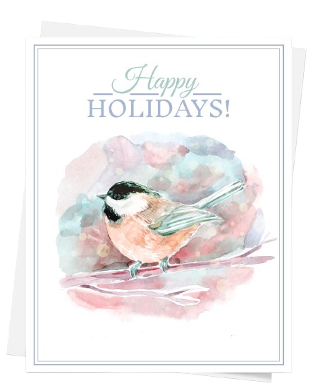 Watercolour illustration of a family snuggled together on a sofa by the window